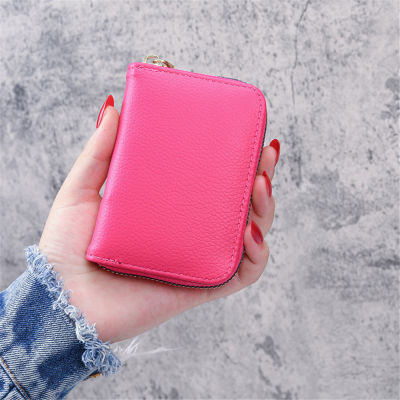 Wallet Leather Coin PU Zipper Wallets Case Holder Mini ID Card