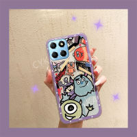 เคสมอนสเตอร์น่ารัก HONOR X6A 4G X5บวก X8 5G 4G X7 X6 X9แฟชั่นเคสโทรศัพท์รูปการ์ตูน HONOR X5 Plus เคสกันกระแทก HONORX6เคสใส