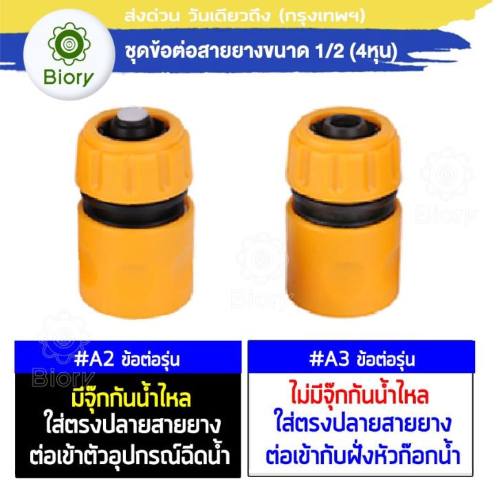 3ชิ้น-ข้อต่อ-1-2-4หุน-อุปกรณ์ข้อต่อท่อยาง-ข้อต่อก๊อกน้ำ-ข้อต่อสวมเร็วสายยาง-ข้อต่อพลาสติก-ข้อต่อสายยาง-ข้อต่อ-4-หุน-ข้อต่อปืนฉีด-53a-fsa