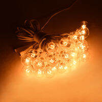 Garland 100FT 30.48M 60Bulbs+5 Spare Bulbs White G40 String Light Tungsten Decor For Home Garden Gard Party Wedding Beads