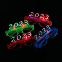 newdv2 Flashing 2023 LED Glasses Light Up Gift Party Birthday Wedding Decoration