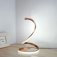 Adjustable Spiral Night Light for Hallways Party Night Desk Lamp Hallways White Warm Light Bedside Lamps