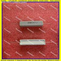 10Pcs RX27 Horizontal cement resistor 20W 2.7 ohm 20W 2.7R 2.7RJ 20W2R7J Ceramic Resistance precision 5 Power resistance