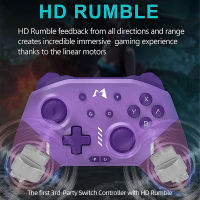 MOBAPAD ใหม่ Huben M9 Mechanical Elite Gamepad HD Vition Controller รองรับสำหรับ Switch, PC, Android,IOS,ALPS จอยสติ๊ก