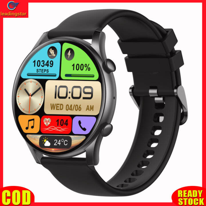 leadingstar-rc-authentic-l52pro-smart-watch-non-invasive-blood-sugar-ecg-heart-rate-blood-pressure-body-temperature-health-detection-for-men-women