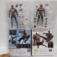 15เซนติเมตร SHF แมงมุมไกลจากบ้านอัพเกรดสูท PS4เกมให้บริการ SpiderAction รูปแบบของเล่นตุ๊กตาสำหรับของขวัญ