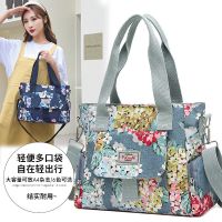 【Hot Sale】 Large-capacity floral fresh bag 2023 new nylon cloth casual womens Messenger shoulder