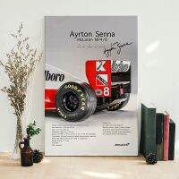 Ayrton Senna แม็คลาเรน MP4 8 1993สูตร1 F1รถผ้าใบโปสเตอร์พิมพ์ศิลปะนอร์ดิกโปสเตอร์ห้องนั่งเล่นที่ทันสมัยตกแต่งบ้าน Liyanhong2