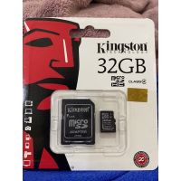 มีของพร้อมส่ง ???Kingston Memory Micro SD Card Class 4 - 32GB with Adapter