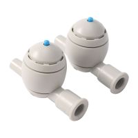 ；【‘； Garden Irrigation 0.5Mm Orifice Cross Misting Nozzles  Spherical Anti-Drip Device  Misting Fog Nozzles Sprinkler 5Pcs