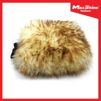 ถุงมือล้างรถขนแกะแท้ 100% - Maxshine Lambswool Wash Mitt