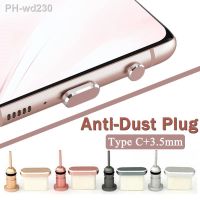 Metal Type C Plug Dust Plug 3.5mm Earphone Jack Sim Card Pin USB C Anti Dust Plug for Samsung Huawei Charging Port Cover Caps