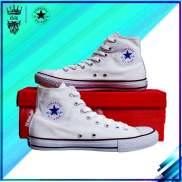 TẶNG BOX+VỚ Giày Sneaker Converse nam-nữ màu Trắng cổ cao HÀNG SupF