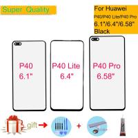 สำหรับ Huawei P40 / P40 Lite/ P40 Pro แผงหน้าจอสัมผัสเซ็นเซอร์ Digitizer P40 Lite กระจกหน้าอะไหล่เลนส์จอแอลซีดีด้านนอก