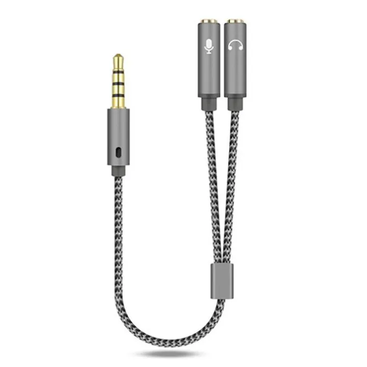 Moito 3.5mm Headphone Splitter Earphone Adapter 1 Male to 2 Female Jack