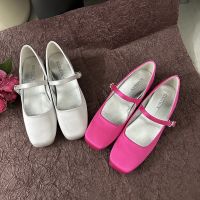 SUOJIALUN 2023 Summer Women Flat Shoes Round Toe Shallow Soft Ballerina Shoes Ladies Casual Dress Ballet Loafers Classics Mujer