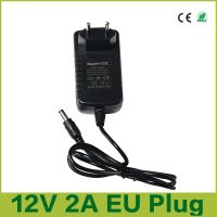 2A DC12V 24W ปลั๊กอียู AC 110 ~ 240V ถึง DC 12V 2A อะแดปเตอร์พาวเวอร์ซัพพลาย CCTV สำหรับไฟแถบไฟ Led ไดรเวอร์ Led แหล่งจ่ายไฟ DC12V