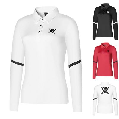 Titleist TaylorMade1 UTAA PEARLY GATES  G4 Amazingcre✻  New golf quick-drying clothes ladies clothing golf clothes casual slim tops sports T-shirt long sleeves