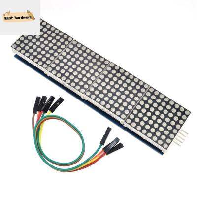 DJRGS Practical Matrix ร่วมกับ5P Line 5V Dot Matrix โมดูล4 In 1แสดงผล MAX7219ไมโครคอนโทรลเลอร์ LED