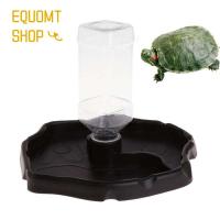 EQUOMT ถ้วยน้ำให้อาหารสัตว์เลื้อยคลานภาชนะ Makanan Hewan ขนาดเล็กสำหรับสัตว์เลี้ยงจิ้งจกเครื่องจ่ายน้ำสัตว์เลื้อยคลาน