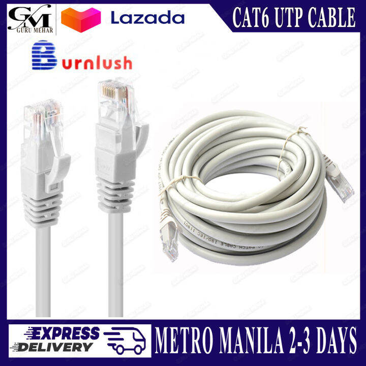 Cat6 Lan cable CAT 6 Ethernet LAN Cable 5M 10M 20M 30M 40M 50M Network