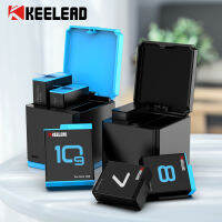 Original KEELEAD GoPro Action กีฬากล้อง1720MAh 3-Ways Fast Charger สำหรับ Go Pro Hero 9 8 7 6 10สีดำอุปกรณ์เสริม