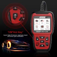 Ancel AS500 เครื่องสแกนเนอร์ Obd2 อ่านโค้ดเครื่องยนต์ หลายภาษา สําหรับรถยนต์