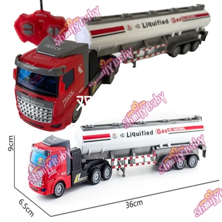 Remote Control lorry Cargo Container Oil Tank Truck with Light RC Lorry