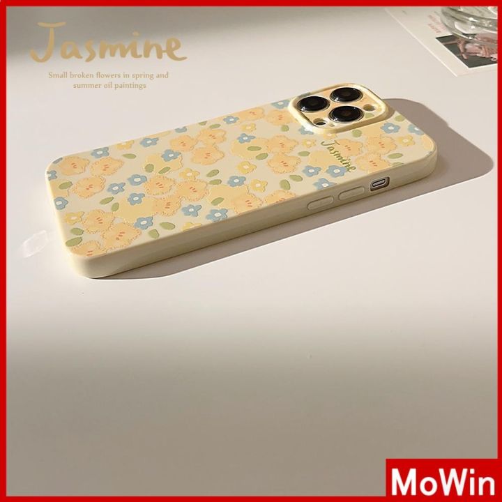 mowin-เข้ากันได้สำหรับ-เคสไอโฟน-เคสไอโฟน11-เคส-สำหรับ-iphone-14-เคสไอโฟนครีมเคสนิ่มเคลือบมัน-กันกระแทกฝาครอบกล้องป้องกันภาพวาดส