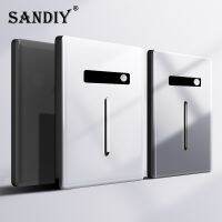 【hot】♗◄  SANDIY Sensor Wall Lamp Detect Stair Recessed Nightlight for Balcony Steps Bedroom Footlight Safety Glass 110V/220V