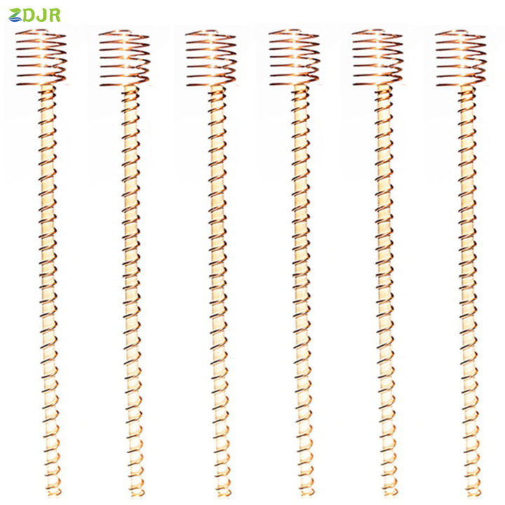 zdjr-กระถางต้นไม้ไฟฟ้า6ชิ้นเสาทองแดงนำไฟฟ้าสำหรับคนรักสวน