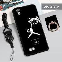 เคสซิลิโคนนิ่มสำหรับ VIVO Y31เคสโทรศัพท์กล่องคลุมทั้งหมดทาสีป้องกันการตกฝาครอบโทรศัพท์กันรอยขีดข่วนสำหรับ VIVO Y31แถมฟรีห่วงยืนที่วางและสตริง