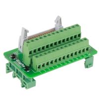 26Pin 5Mm DIN Rail Mount Interface Power Module Kit Male Connector Board Electrical Wire Terminal Block Module