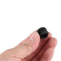 Round Table Chair Leg Tube Insert End Cap 19mm Dia 30pcs Black