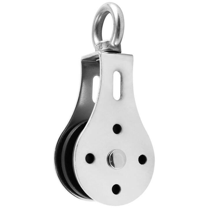 300Kg Bearing Pulley Lifting Quiet Wheel Gym UGrooved Heavy Duty