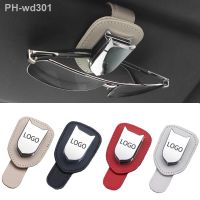 car glasses case sunglass holder car visor sunglasses holder clip For Volvo accessories eyeglass box