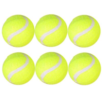 6 PCS Tennis Balls Dogs Exercise Tennis Balls Tennis Accessories Regular Tennis Balls Tenis Heavy Bulk Tennis Balls