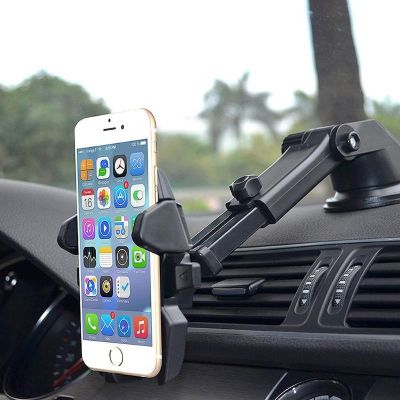 dvvbgfrdt Universal Suction Cup Car Phone Holder Auto Vehicle Dashboard Windshield Stand Bracket Support for Mobile Interior Accessories