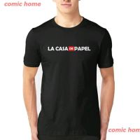 เสื้อยืดคอกลมบ้านการ์ตูนใหม่ 30s Distro LA CASA DE PAPEL เสื้อยืดแขนสั้นลําลองส่วนพิมพ์ lD7 S-5XL