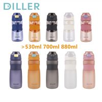 Diller Water Bottle Tritan BPA Free Drinking Bottle For Sports And Outdoors D49/D50 (530ml/700ml/880ml)