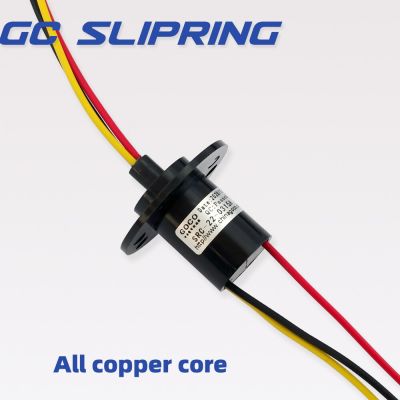 ‘；【-； Slip Ring, Electric Slip Ring, Conductive Slip Ring, 3 Wire15a Collecting Ring, Electric Brush Ring, Automatic