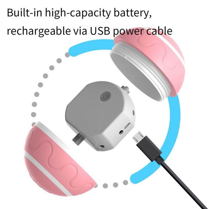 ลูกบอล-led-ชั่วร้ายแบบโต้ตอบของเล่นสุนัขสำหรับในร่มแมวสุนัข-usb-ที่เปิดใช้งานการเคลื่อนไหวรีโมทชาร์จแบตได้ตัวเลือกการจัดส่งสินค้าลดลง-yy-ร้านค้า