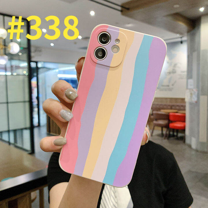 เคสสีรุ้งสำหรับ-itel-a60s-s23-a49-a37-a26-a56-p36-vision-1-plus-1-pro-ซิลิโคนวาดสีน่ารักฝาหลังเคสป้องกันที่มีสีสัน