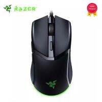 Razer Cobra 58G ของแท้ใหม่สวิตช์เมาส์แบบออปติคัลเมาส์สำหรับเล่นเกมส์แบบมีสายน้ำหนักเบาแสงไฟลวงตาเกม RGB แบบมีสาย