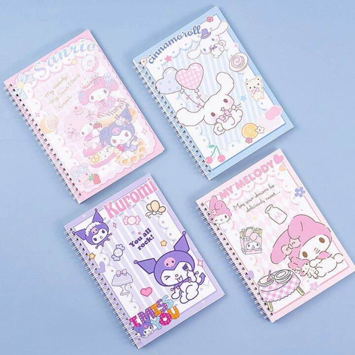 A5 Anime Notebook Kawaii Sanrio Cinnamoroll Kuromi School Supplies ...