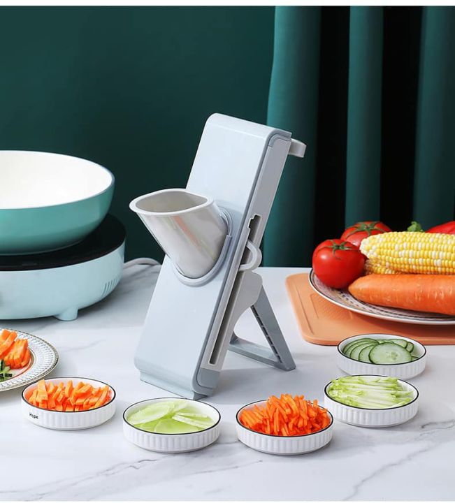 HAND PRESS SAFE MANDOLINE SLICER