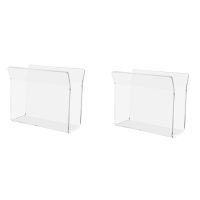2Pcs Acrylic Cocktail Napkin Holder,Clear U-Shape Tissue Dispenser Stand for Kitchen Dining Home Table Decor