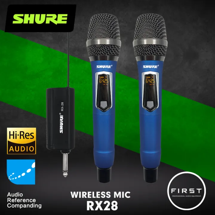 SHURE RX28 Wireless Microphone UHF Wireless Microphone Dual Handheld