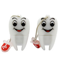 【2023】Cartoon Tooth Teeth Shape Pen Drive 256GB Flash Memory U Disk 8GB 16GB 32GB 64GB 128GB USB2.0 Pendrive External Storage Cle USB