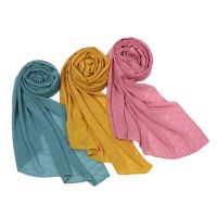 【Miki Xinyuan】ผ้าพันคอแฟชั่นใหม่2021ผู้หญิง Stings Shawl Wrap Cover-Up StoleHijab 175x70CM